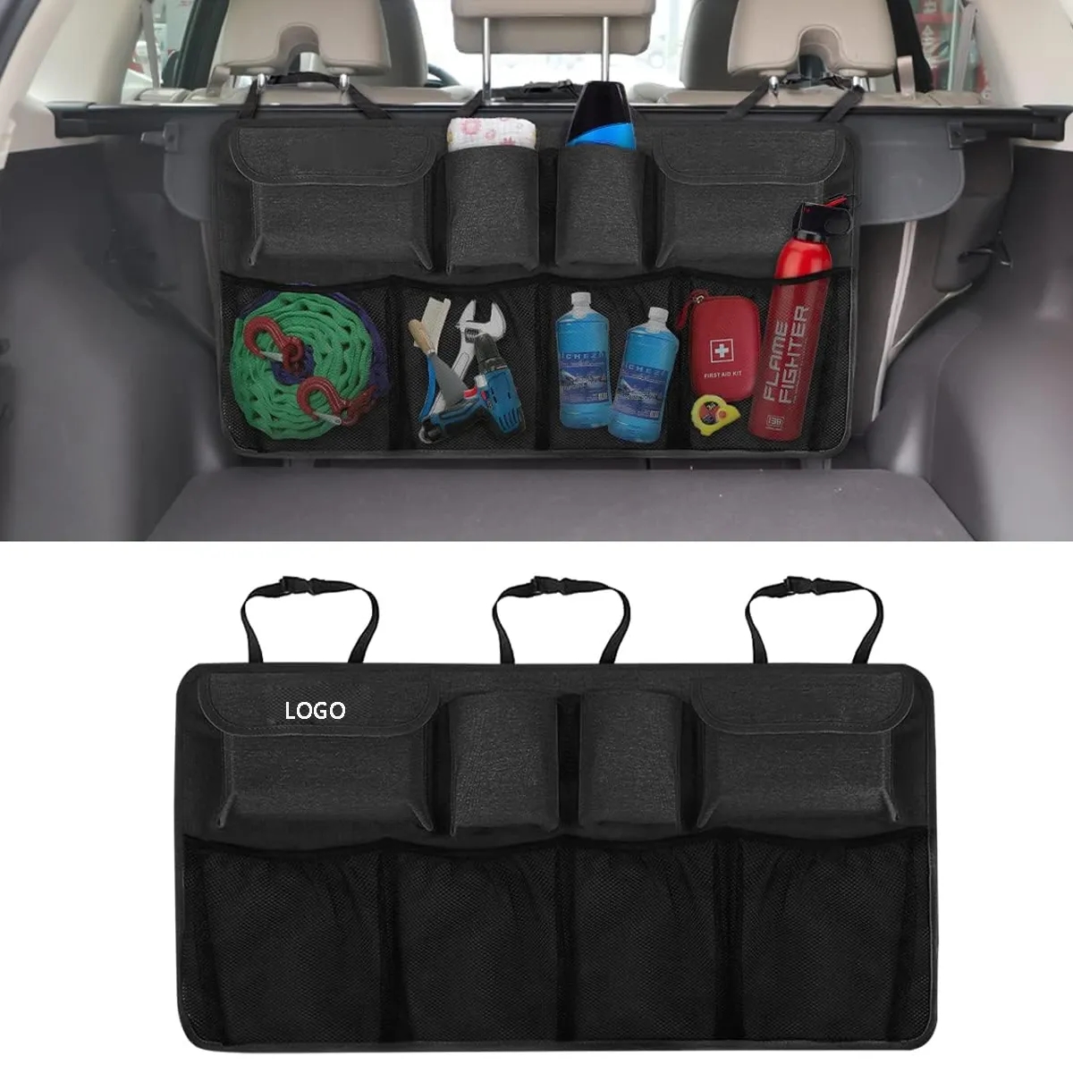 Car Trunk Hanging Organizer and Storage Bag 2