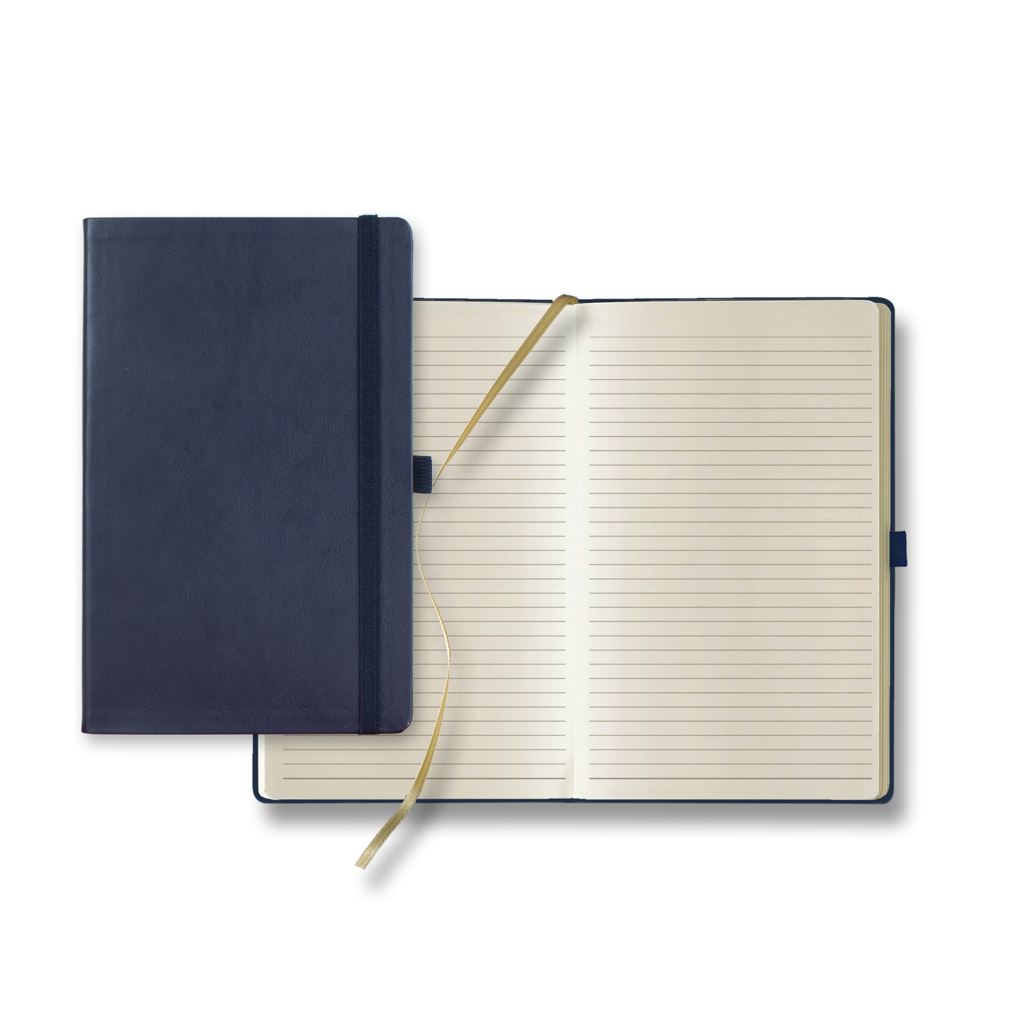 Castelli Calf Leather Medio Lined Ivory Page Journal 1