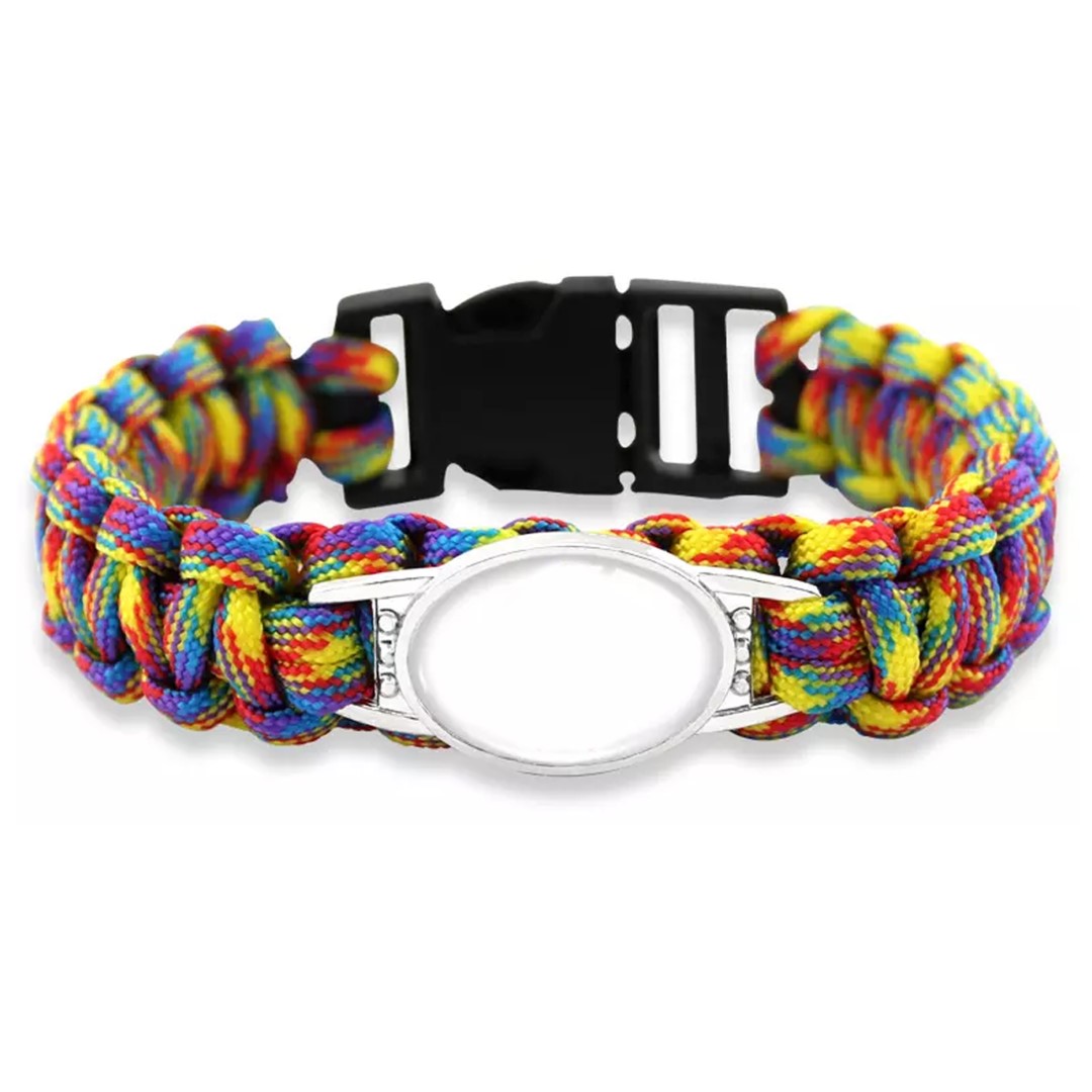Breast Cancer Paracord Survival Bracelet 14