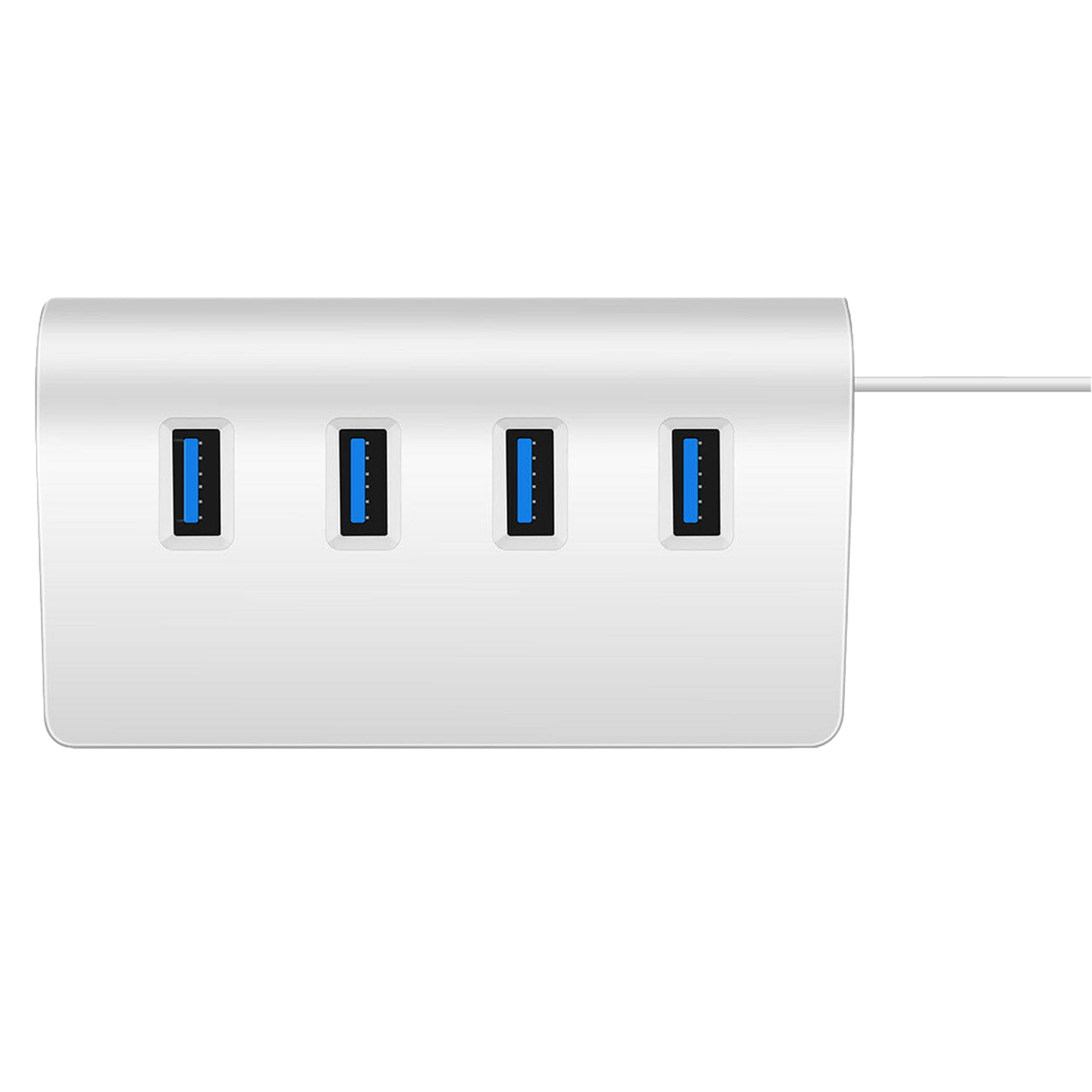 Aluminum Alloy Compact Usb 3.0 Hub With 4 Ports And High-Speed Connectivity 9