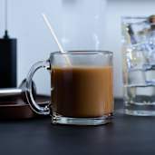 Glass Coffee Mug 13 oz. 2