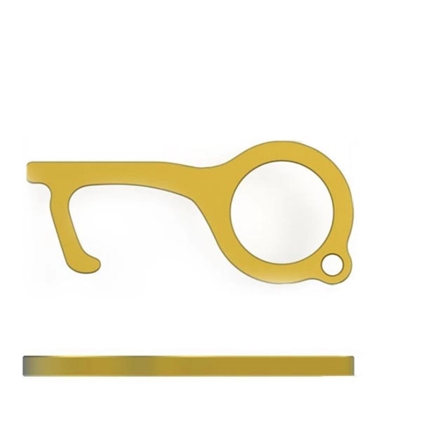 Hygiene Hand Antimicrobial Brass EDC Door Opener 6