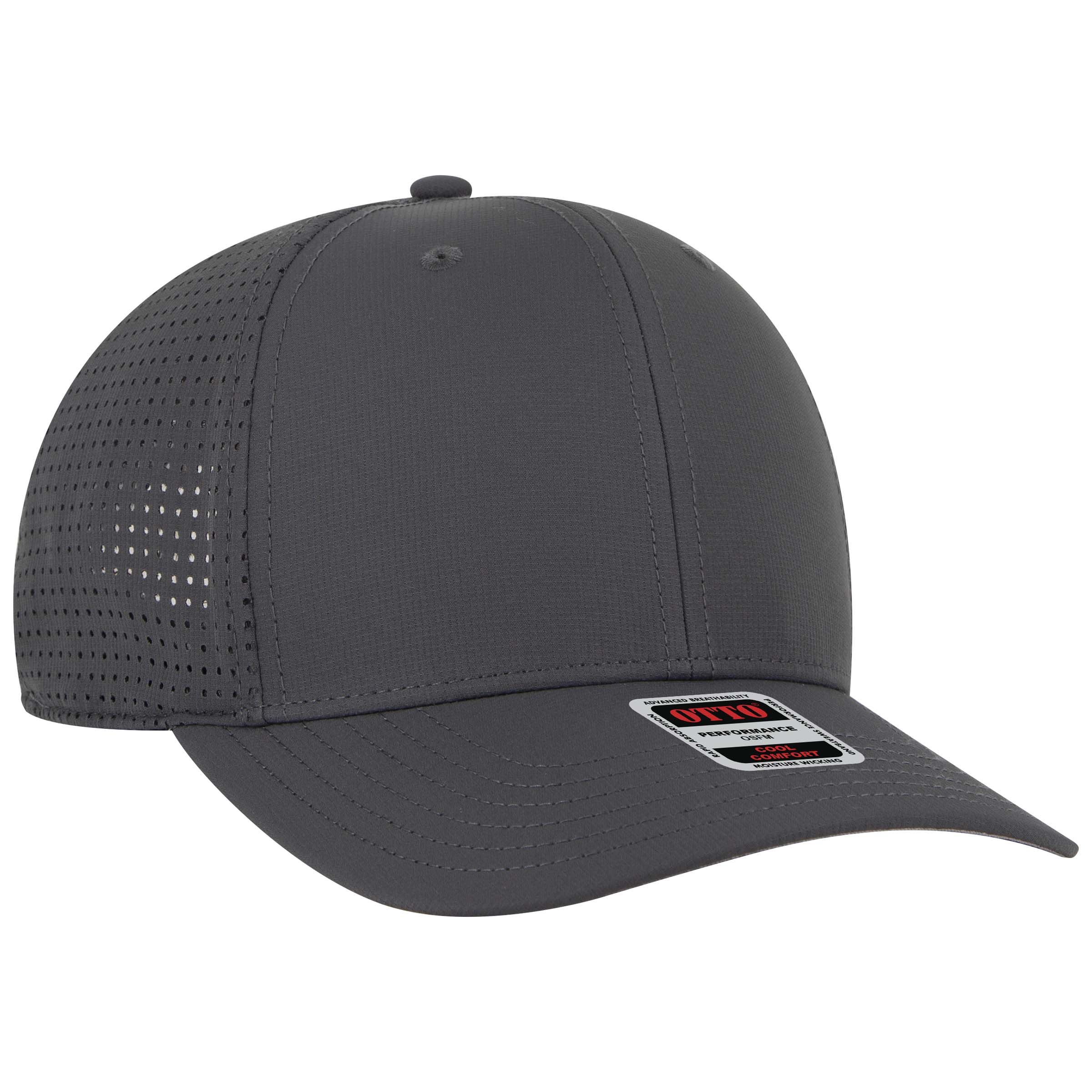 OTTO CAP® 6 Panel Mid Profile Baseball Cap 2