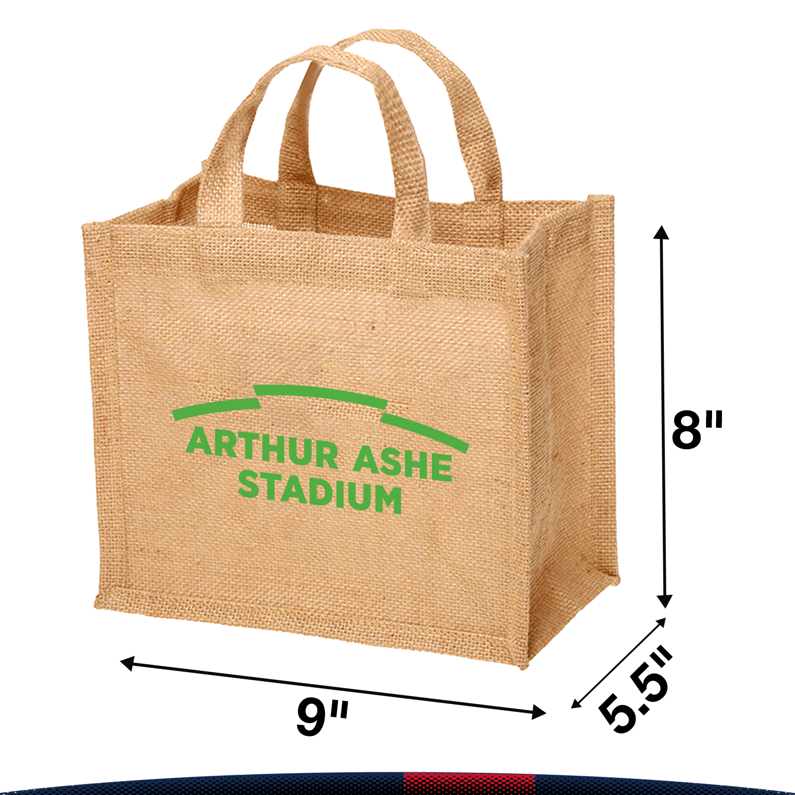 Kakome Jute Bags, custom tote bag with logo imprint 6