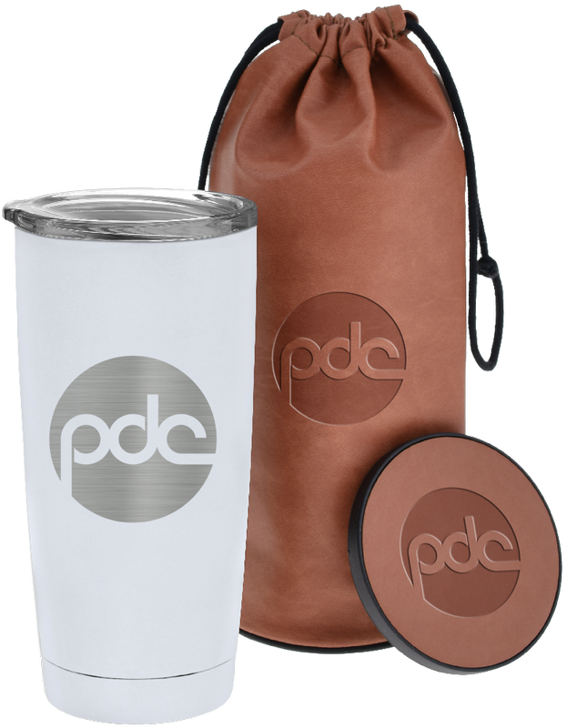 20 oz. Lasered Infinity Tumbler and Coaster Set 6