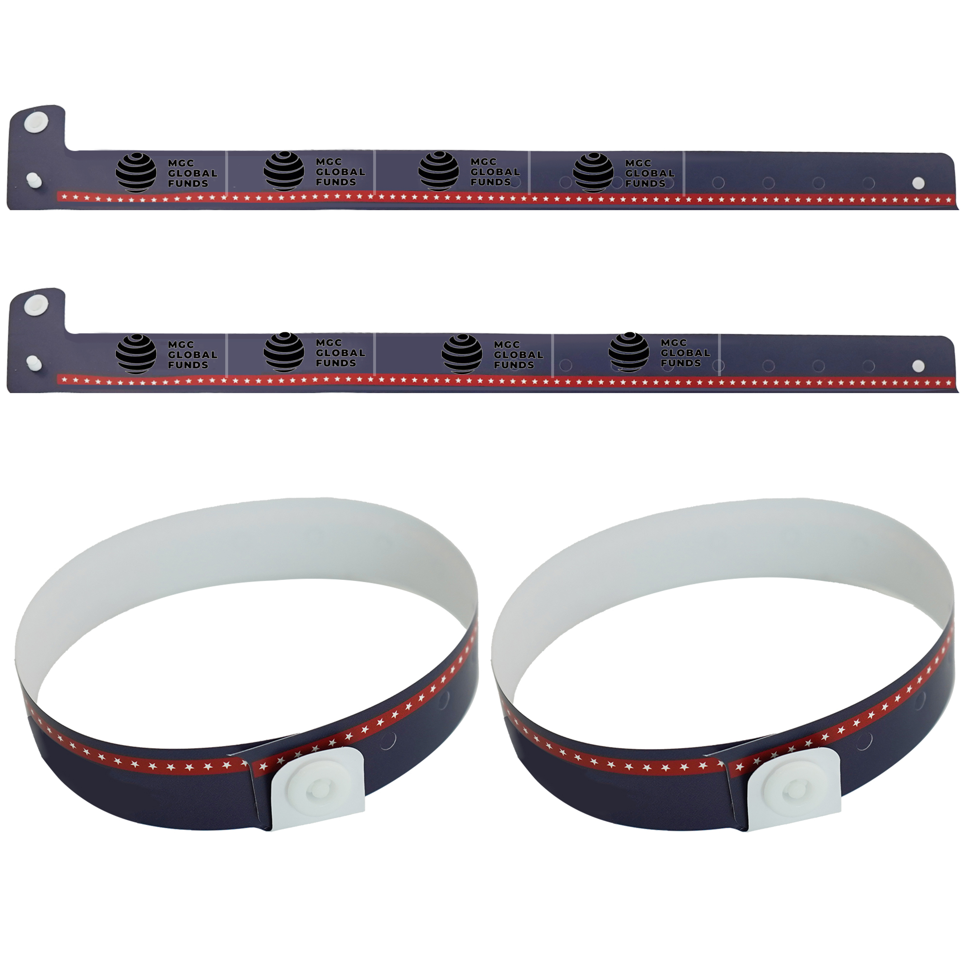 Personalized PVC Wristband ?C L-Shaped Adjustable Band 1
