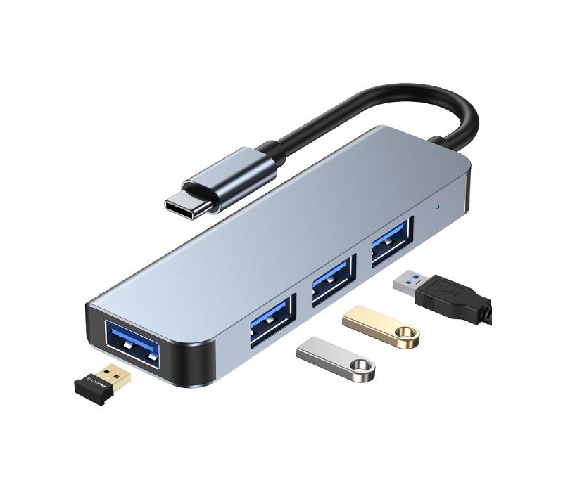 4-Port All Channel Type-C USB Hub 9
