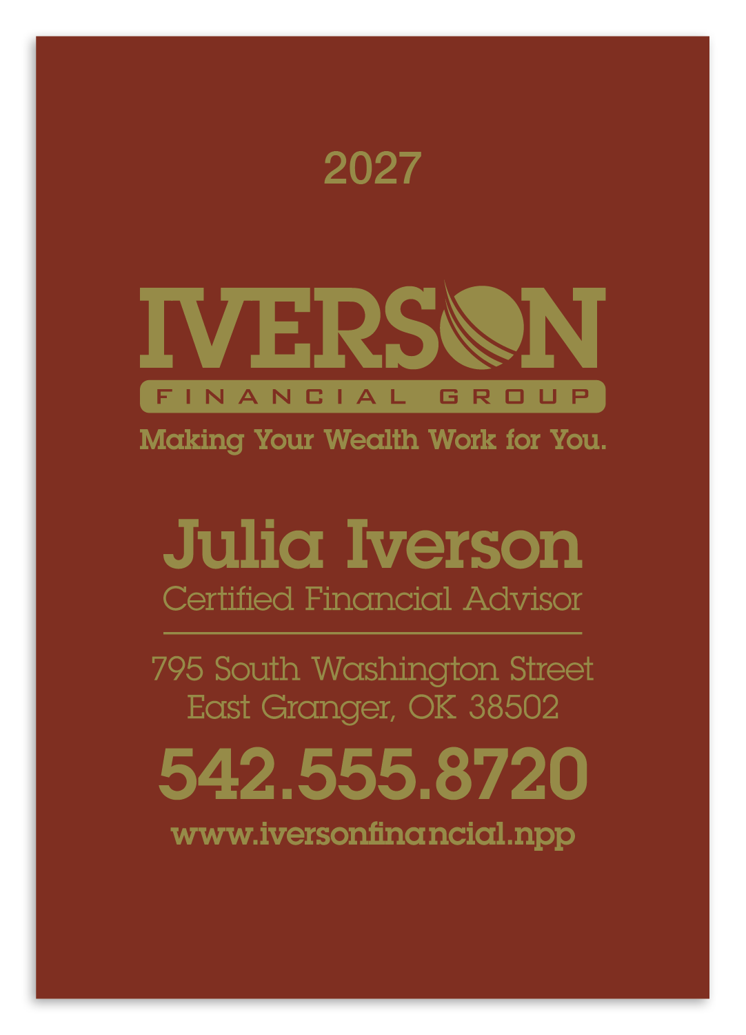 HotLine® Products Leatherette Planner 55