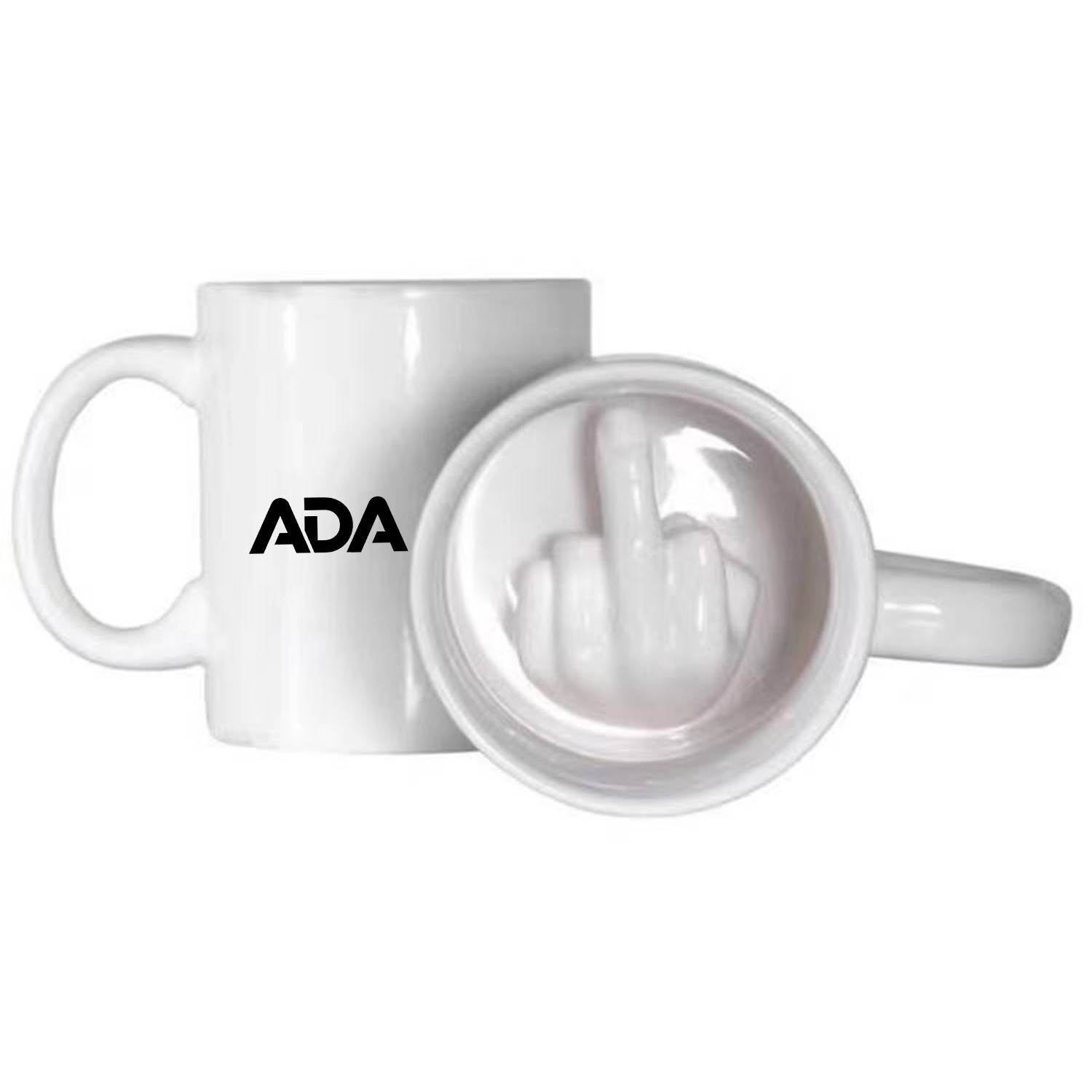 12oz 3D Middle Finger Ceramic Mug