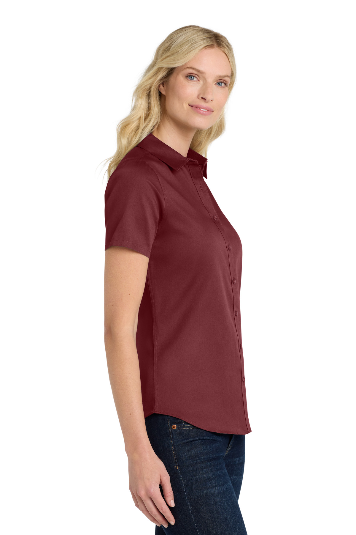 Women's Short Sleeve SuperPro React Twill Shirt