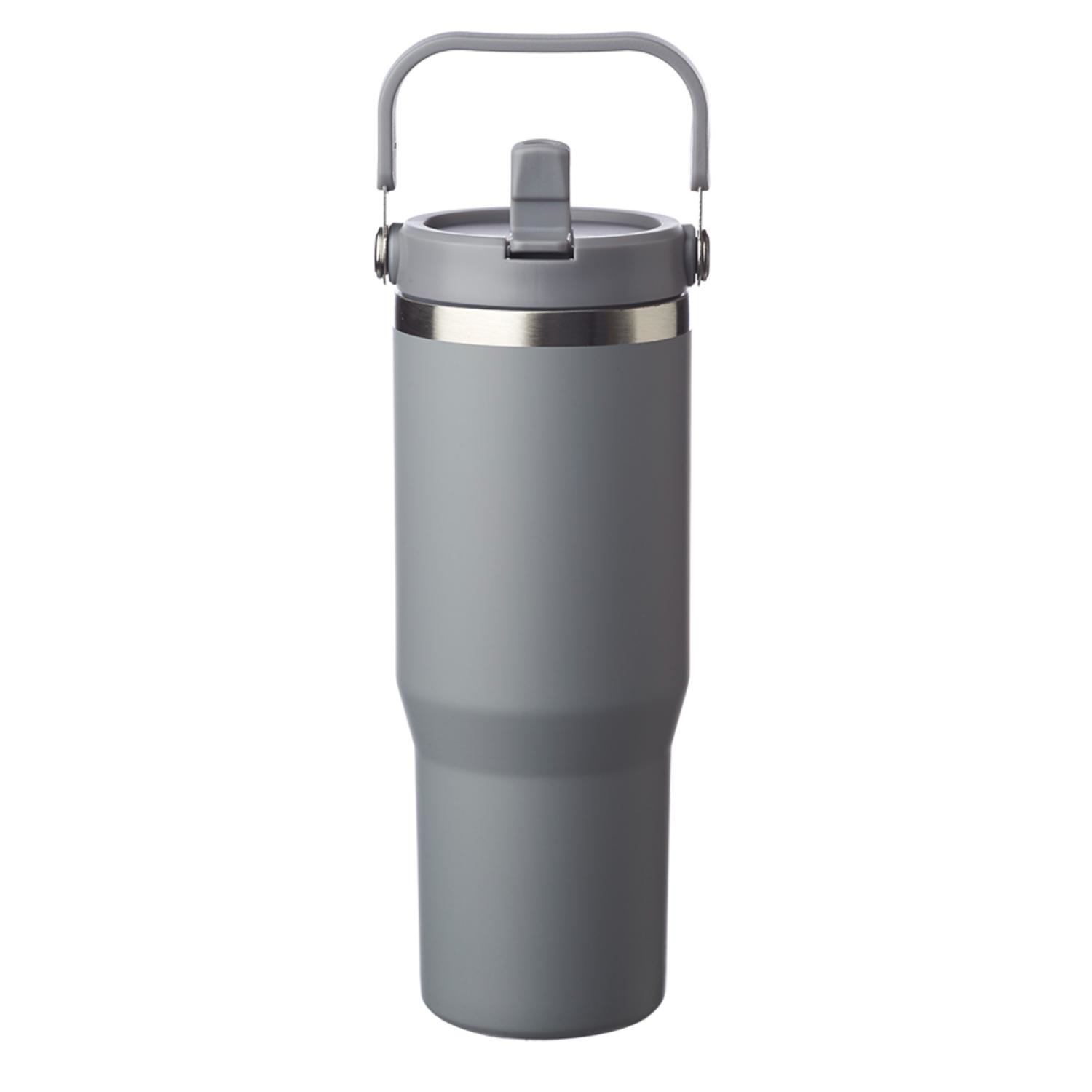 40 oz. Stainless Steel Travel Mugs w/ Handle & Straw Lid 3