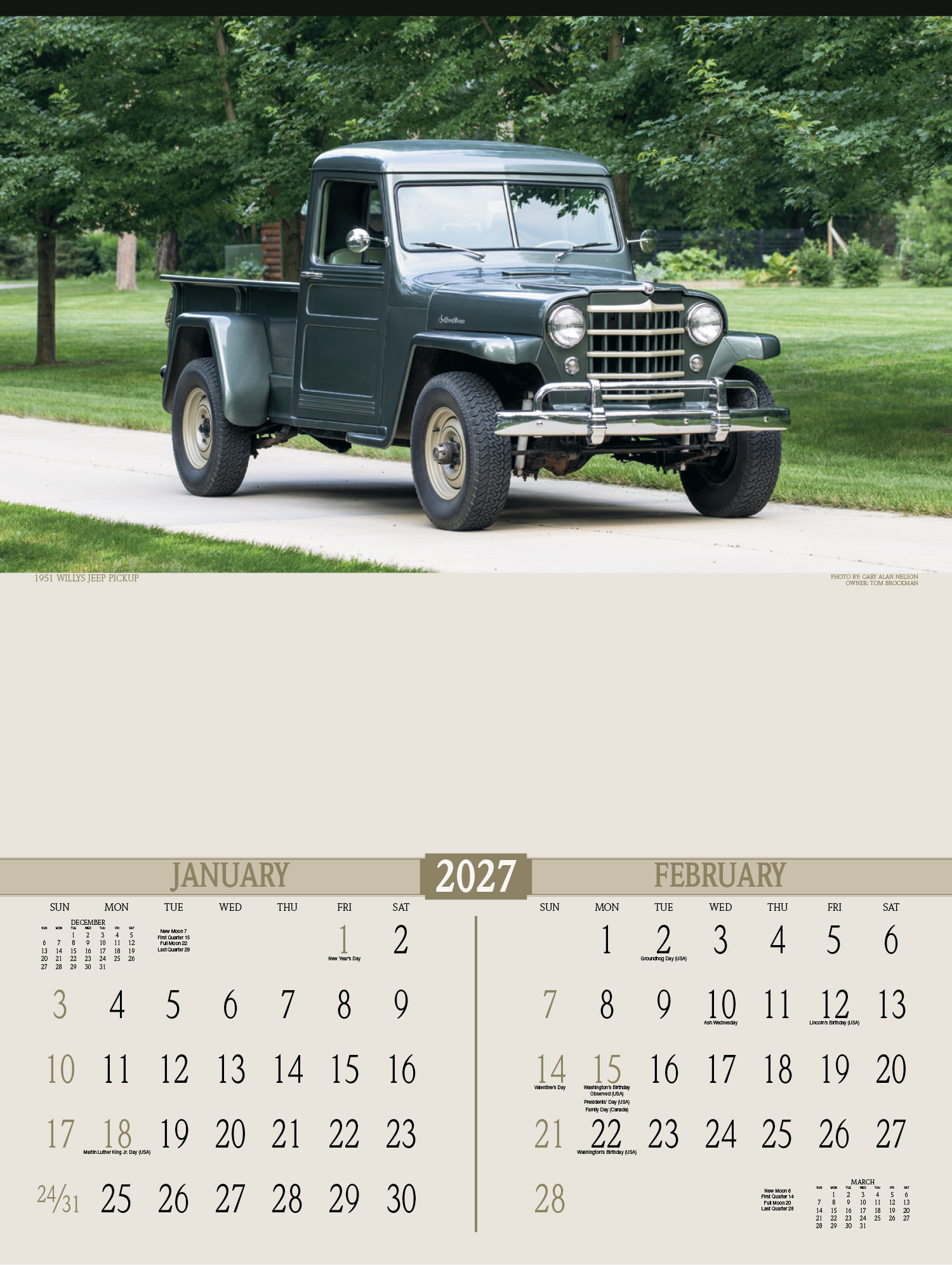 Triumph® Calendars Antique Trucks Calendar 21
