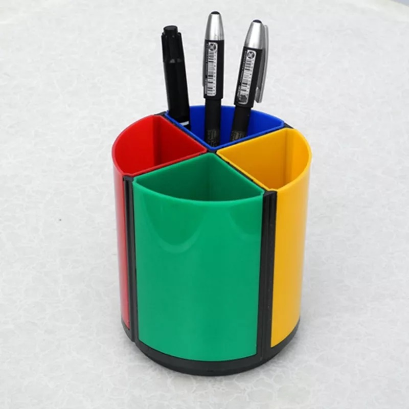 Multi-colored Plastic Pen Holder 2