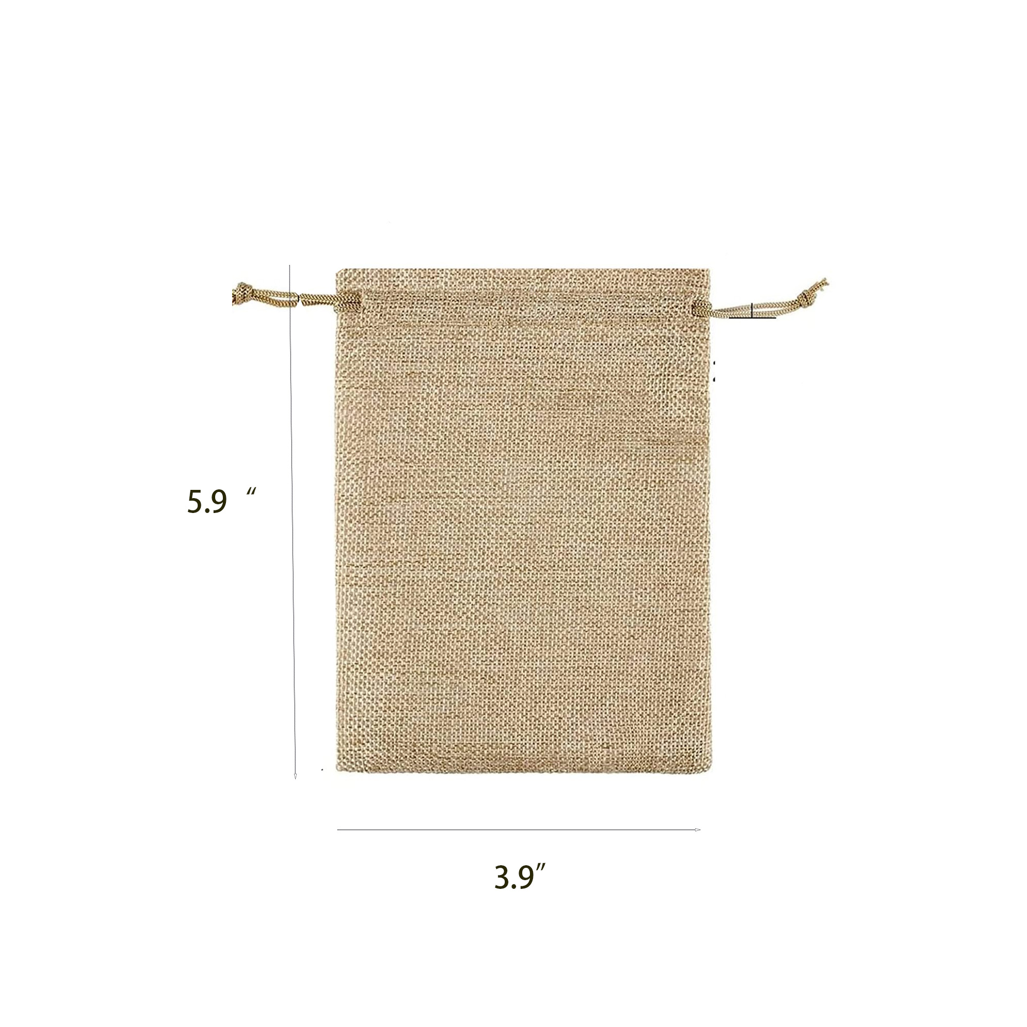 Burlap Gift Bags with Drawstring 2