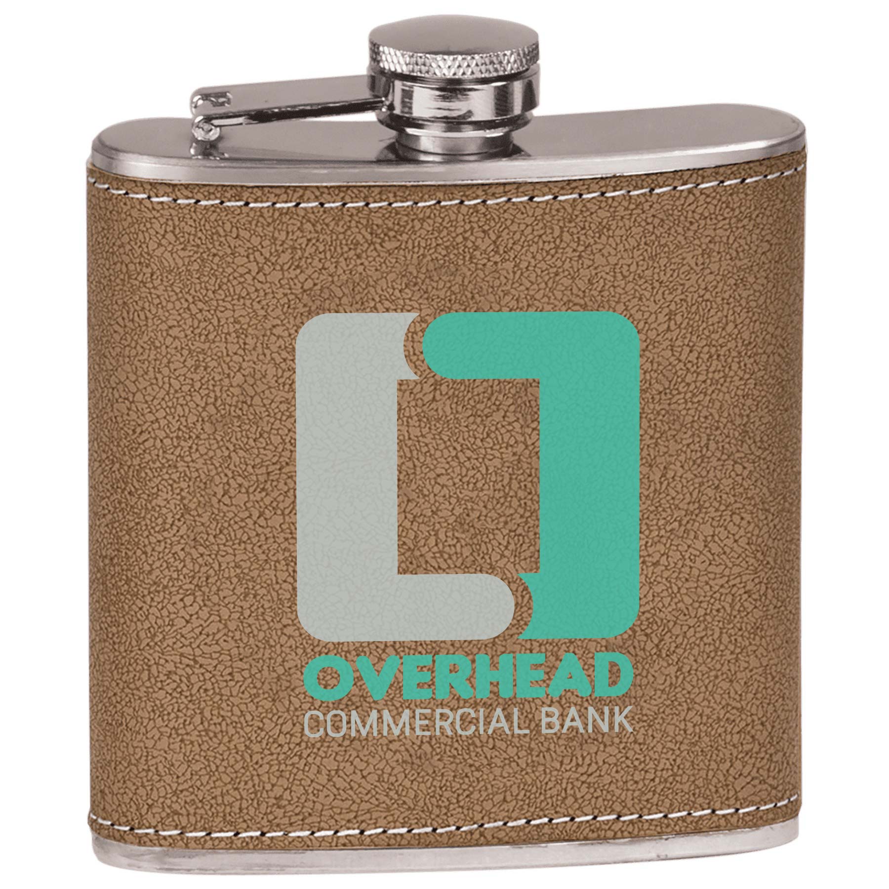 Leather Stainless Steel Flask 2