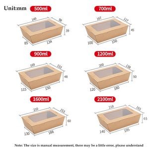 Kraft Paper Box for Food 2