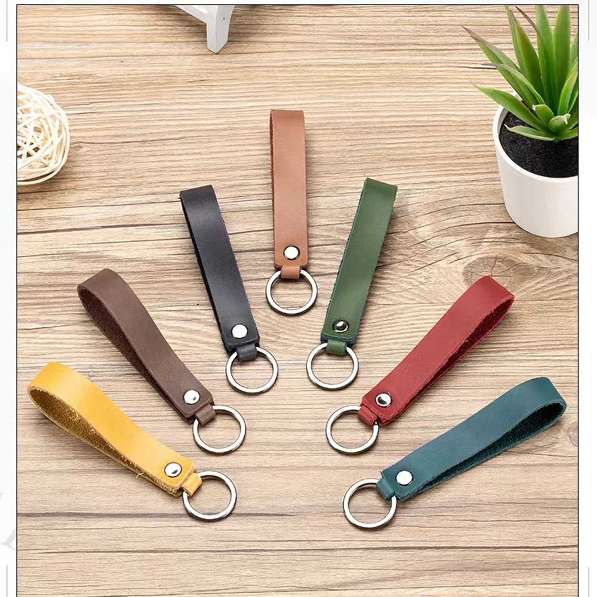 Leather Key Chain With Belt 5