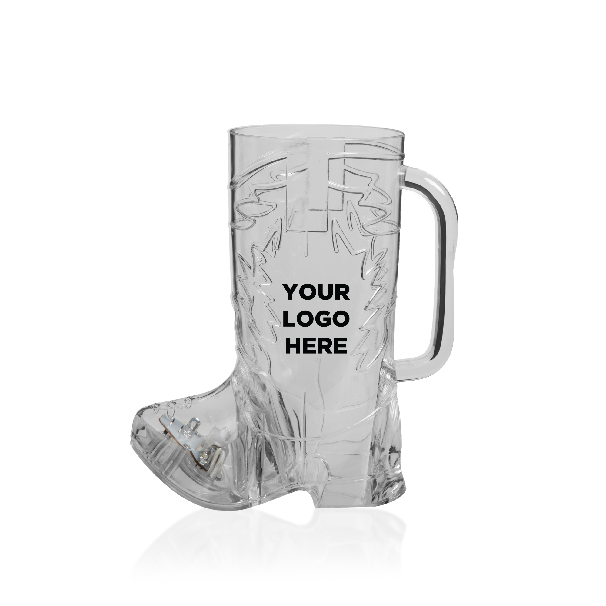 Cowboy Boot Shape Light Up Cup 8