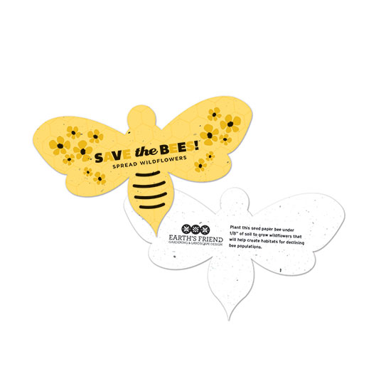 Save The Bees Plantable Bee Shapes 2