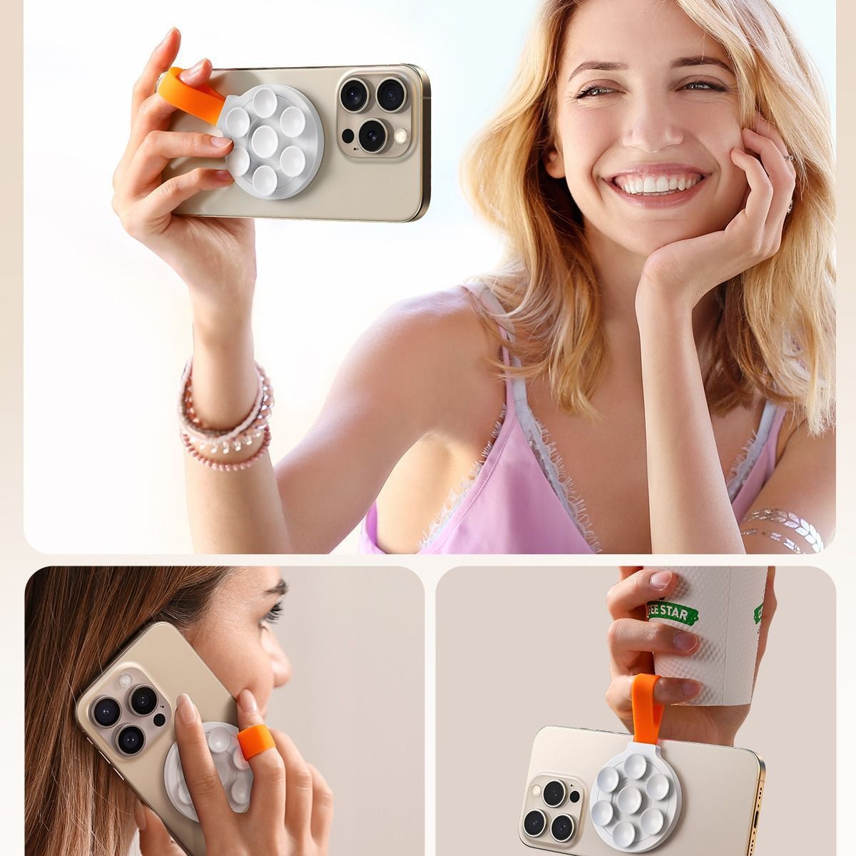 Magnetic Suction Cup Phone Mount 5