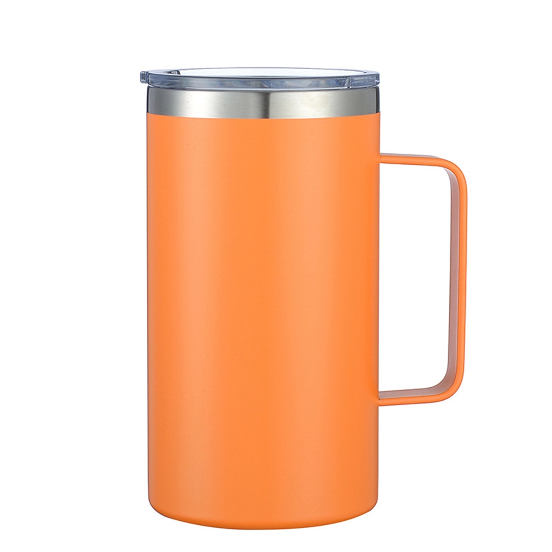 24 Oz Stainless Steel Vacuum Coffee Mug with Handle 19