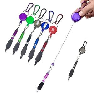 Stretchable Pen With Carabiner 3