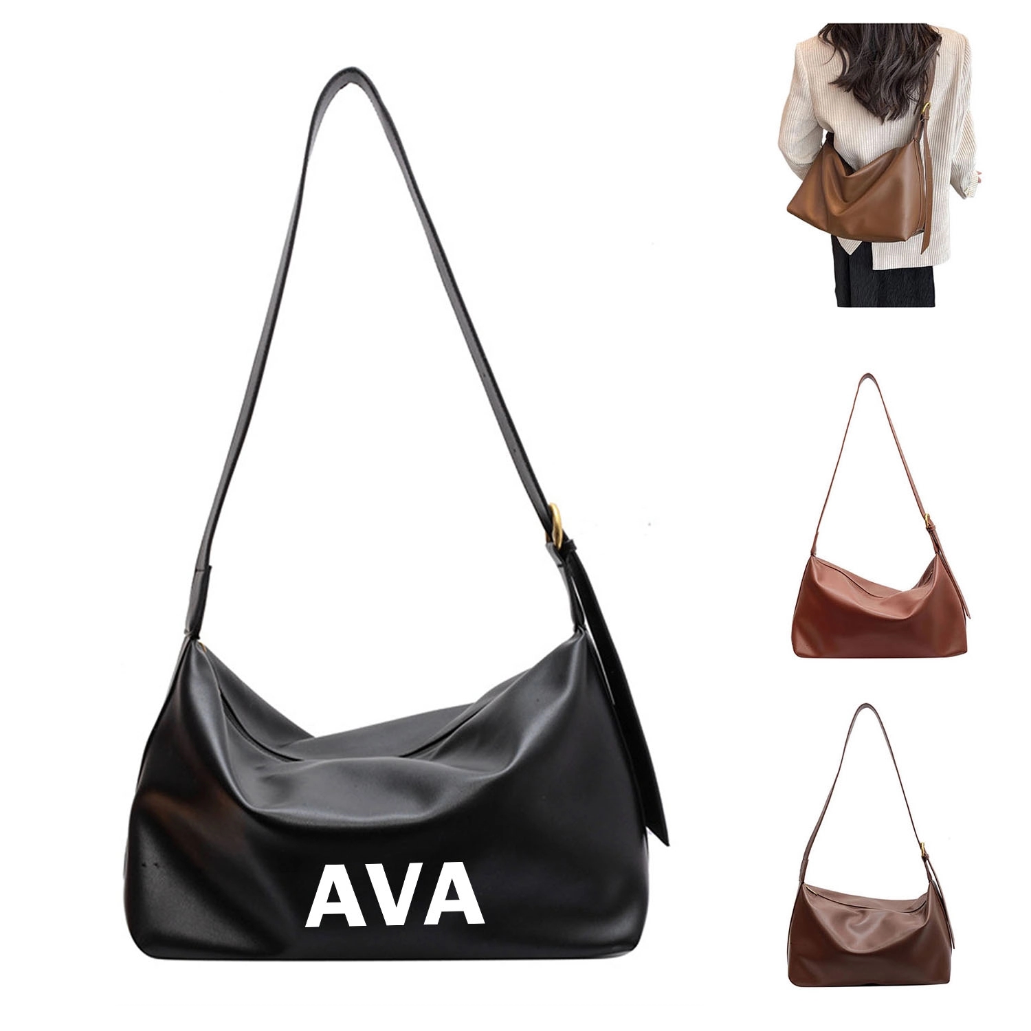PU Leather Crossbody Large Capacity Bag 3