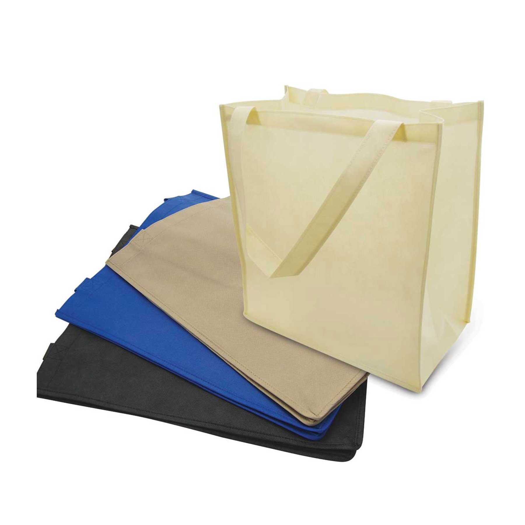 100g Non-Woven Polypropylene Grocery Tote w/ 8" Gusset 6