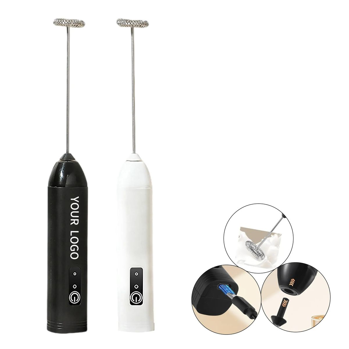 Stainless Steel Handheld Mixer with Three Speeds 2