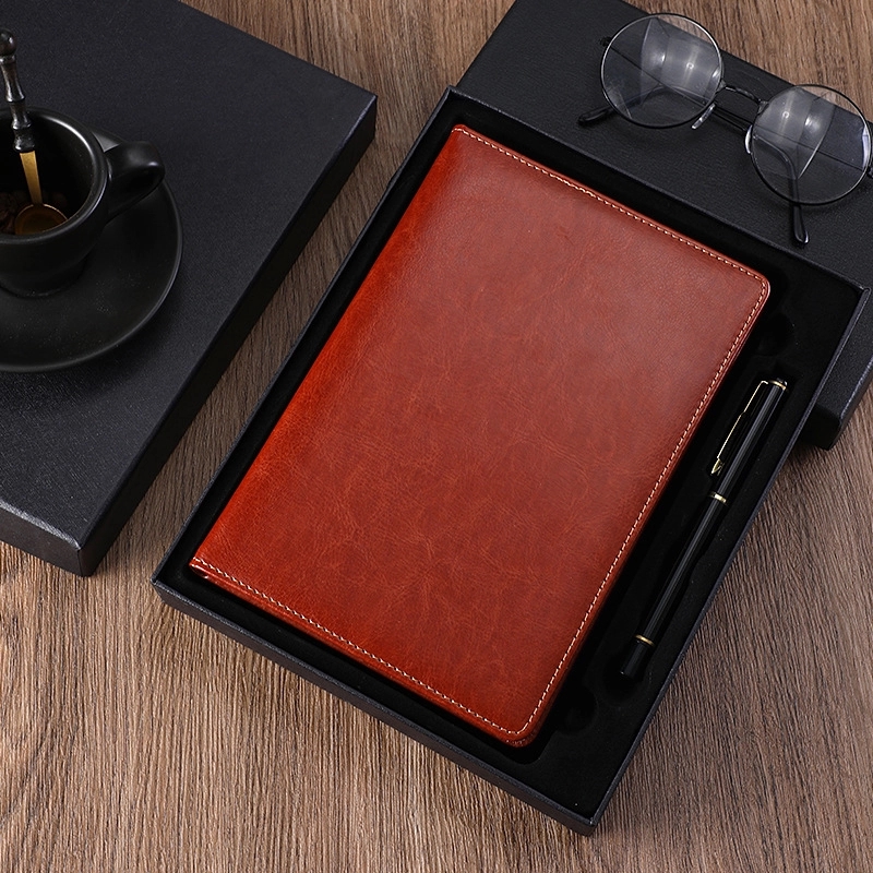 Ruled Hardcover Vegan Leather Notebook 2