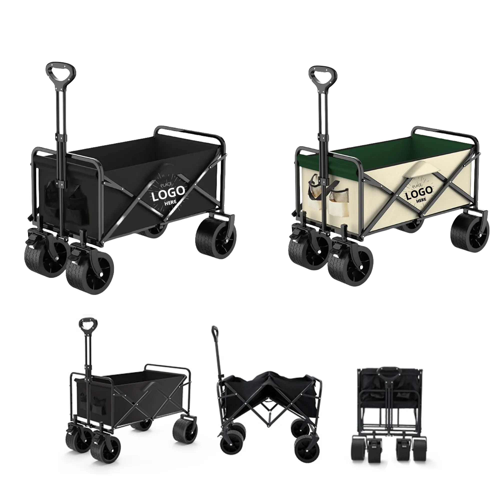 Folding Outdoor Camping Cart Utility Wagon 3