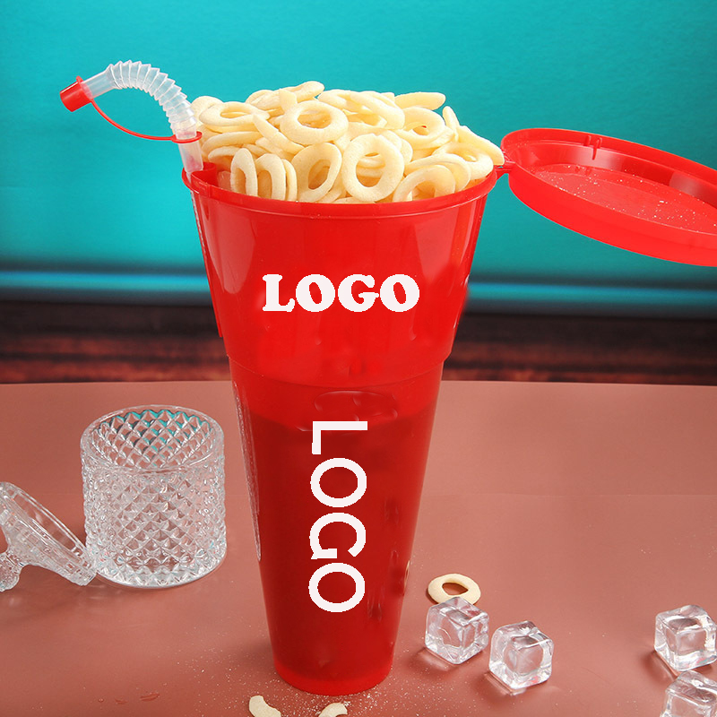 PP Double Layer Coke Cup with Popcorn Cup 10