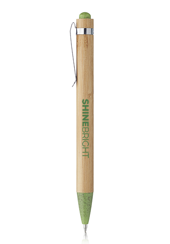 Wheat Straw Ball Point Pens with Bamboo Barrel 8