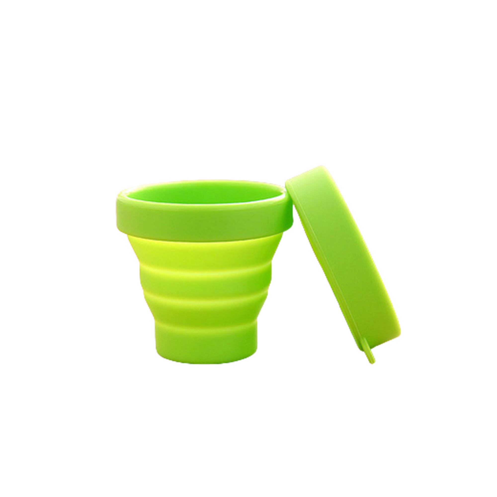 Collapsible Travel Cup With Lid 3 x 1.8 x 2.8" 4