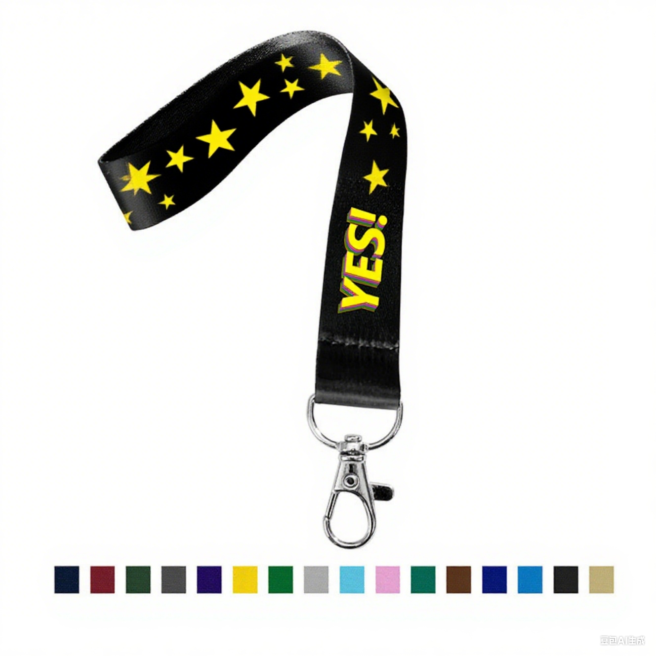 MOQ 30pcs Full Color Printed Polyester Lanyard 2