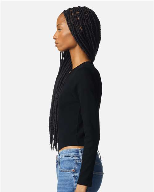 Women's Baby Rib Long Sleeve Fitted Tee - BR2107 10