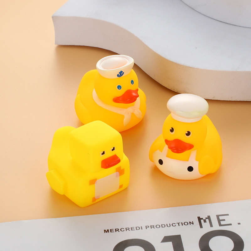 Yellow Rubber Duck Baby Bath Toys 2