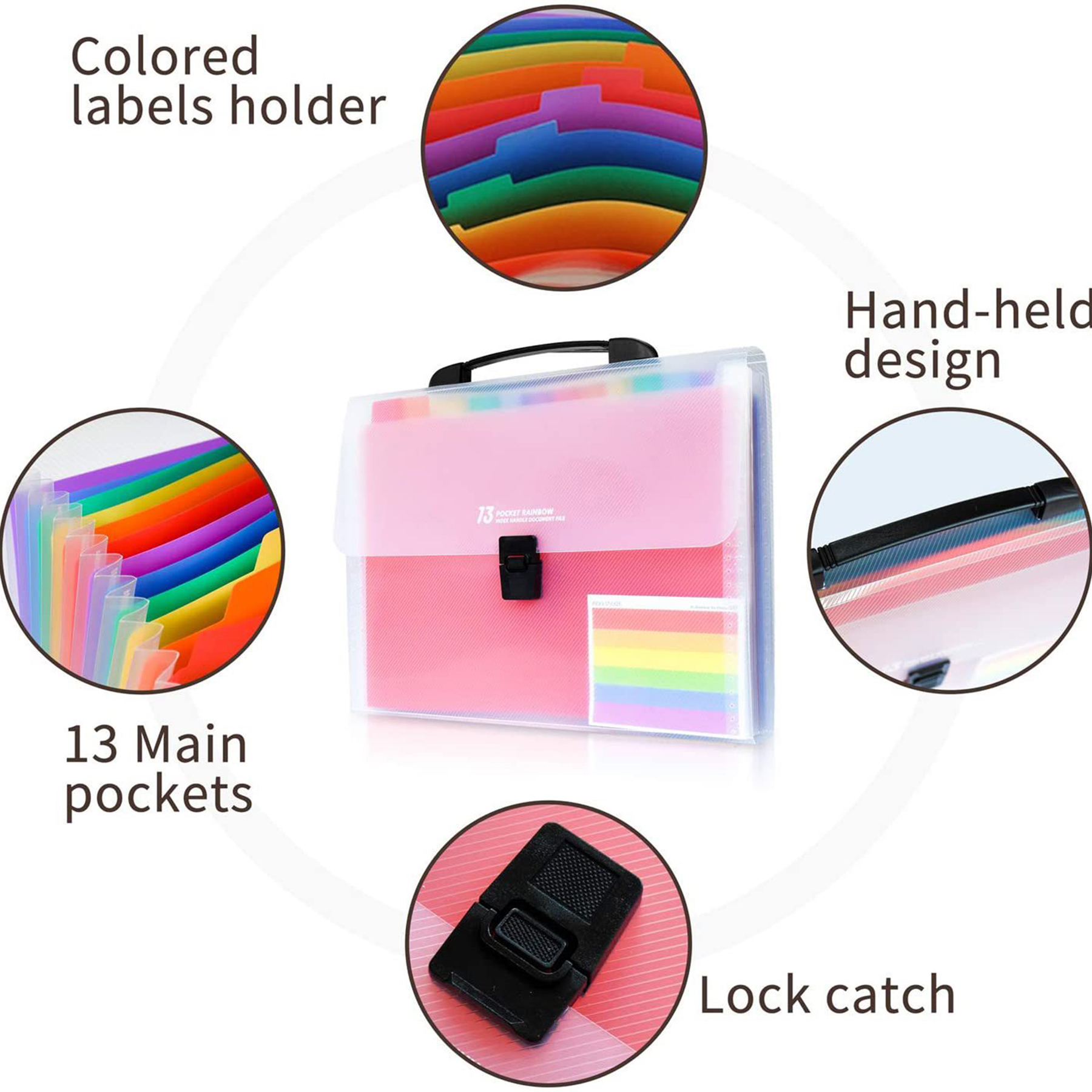 Portable A4 Accordion File Folder 2