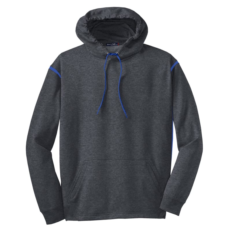 Sport-Tek Tech Fleece Colorblock Hooded Sweatshirt. 26