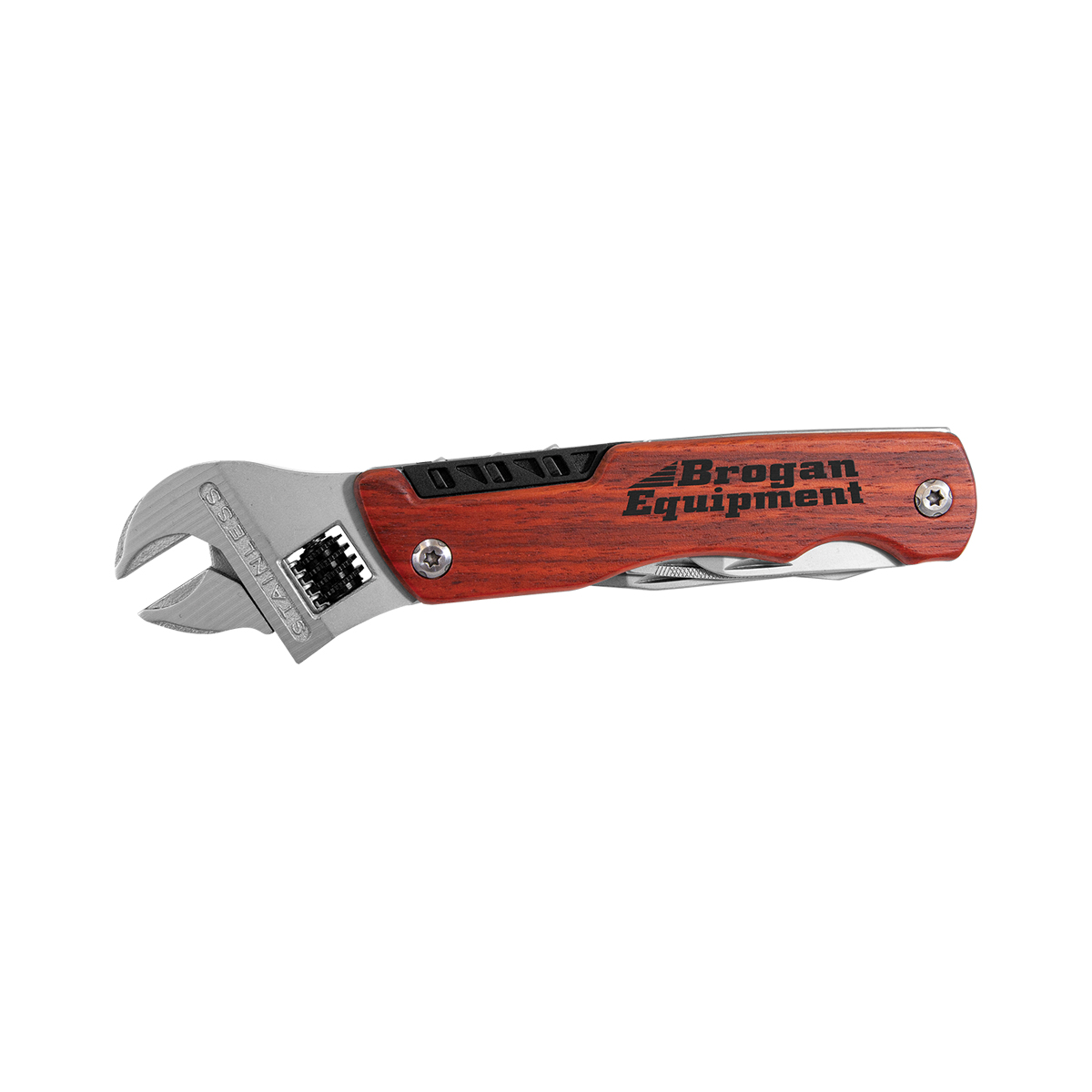 6 1/2" Wrench Multi-Tool with Wood Handle/Bag 9