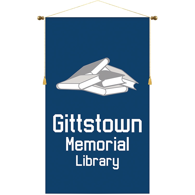 36" x 60" Podium Banner, Straight Cut/ No Fringe 3