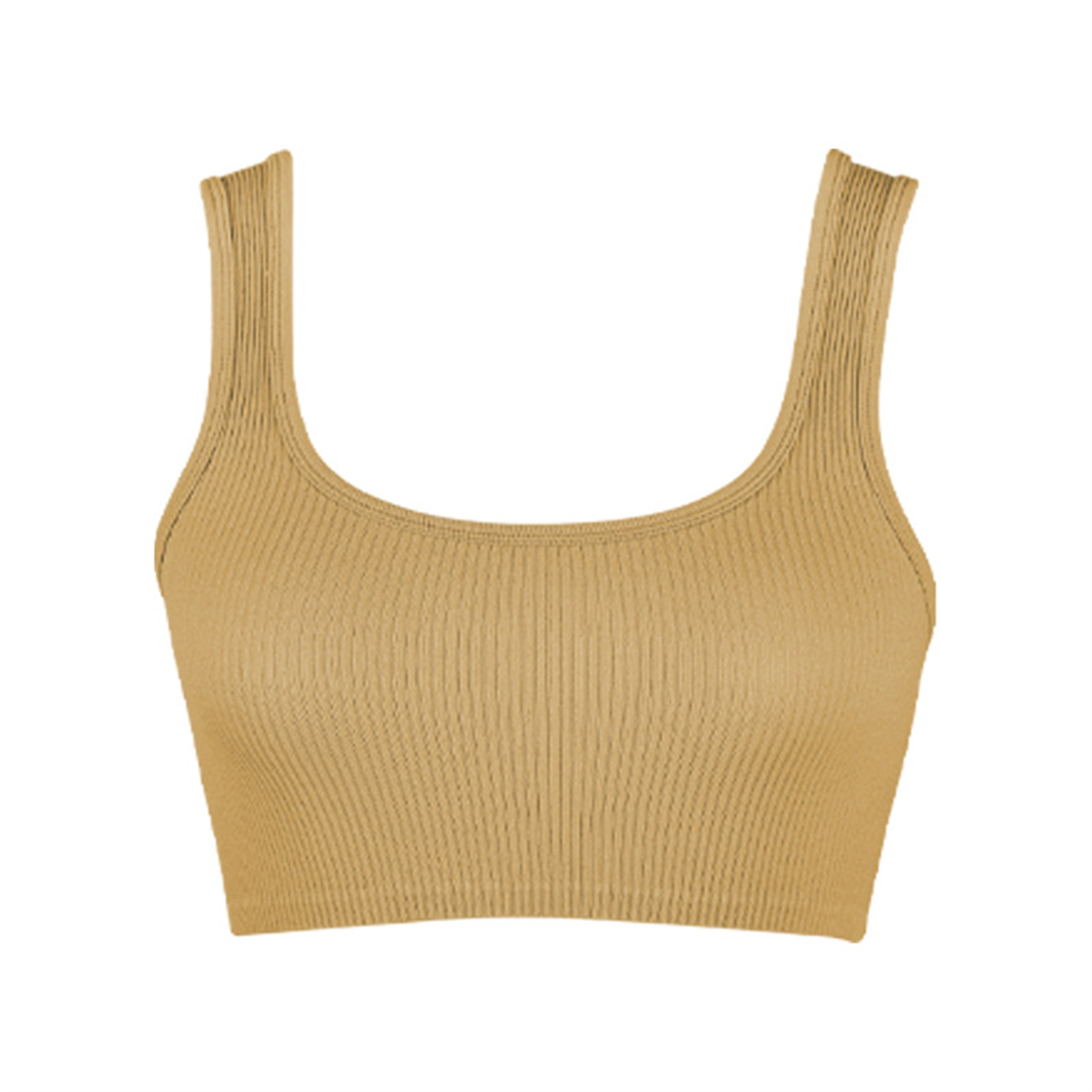 Womens Ribbed Longline Sports Bra 3