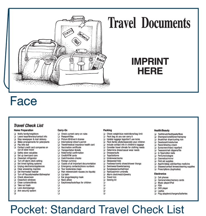 Travel Document Folder 2
