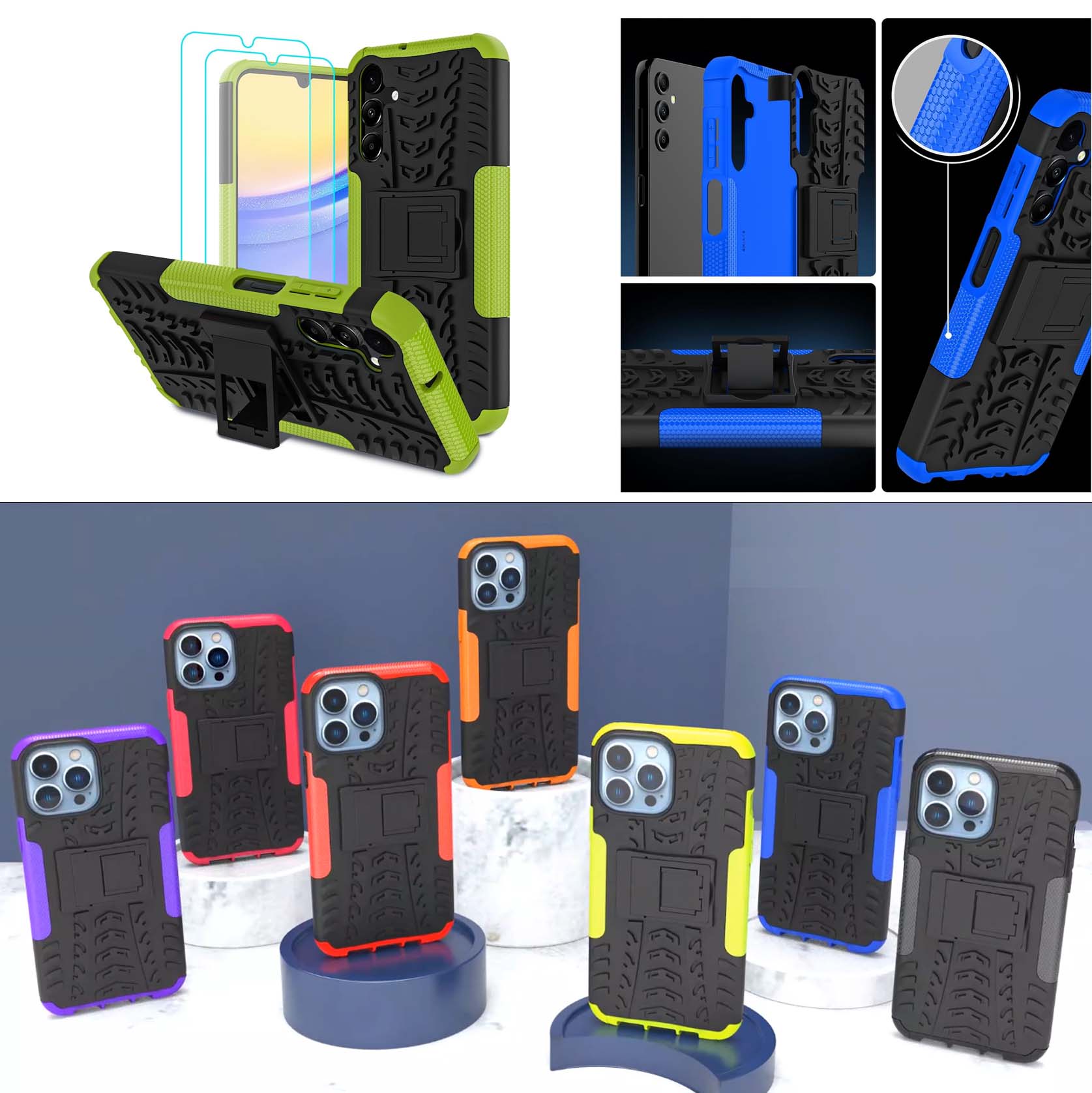 iBank ® Shockproof Case compatible with Galaxy A17/A16/S26/S25/S58 2