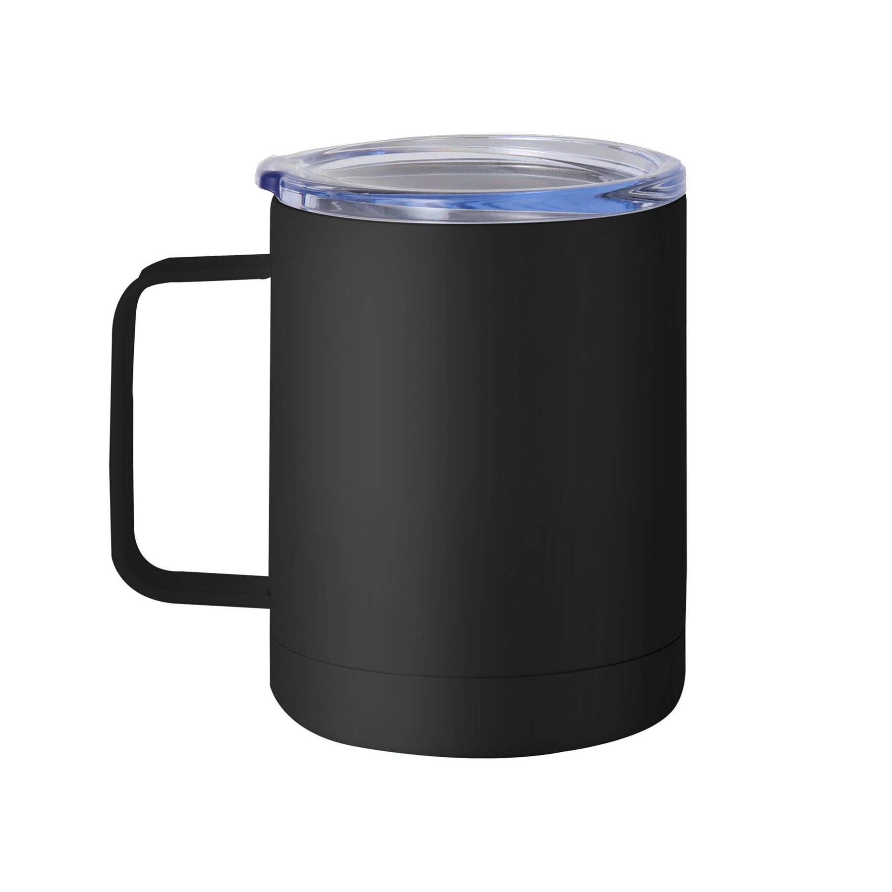 10 OZ. Double Wall Vacuum Coffee Mug with Handle & Lid 14