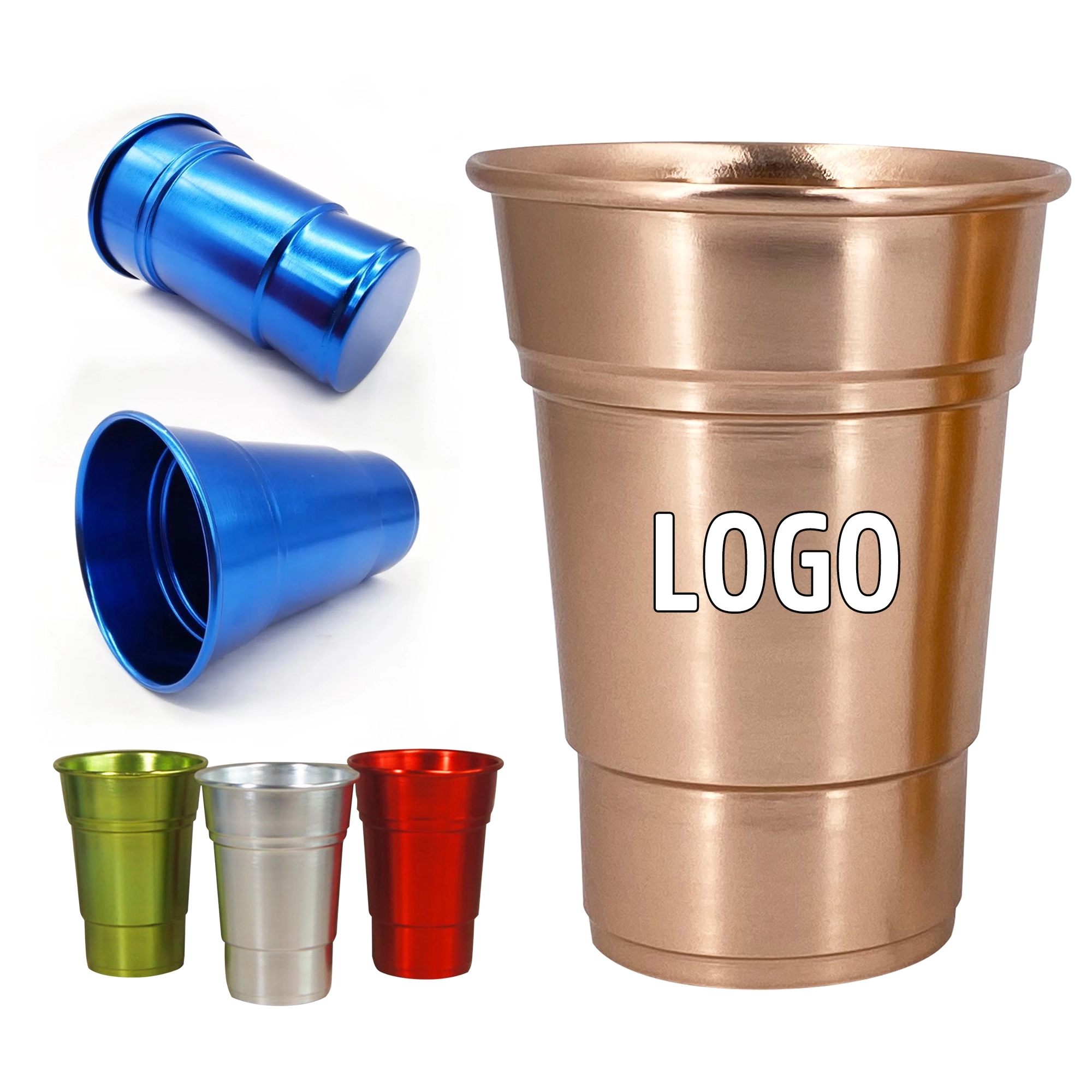 16oz Aluminum Drinking Cup 1