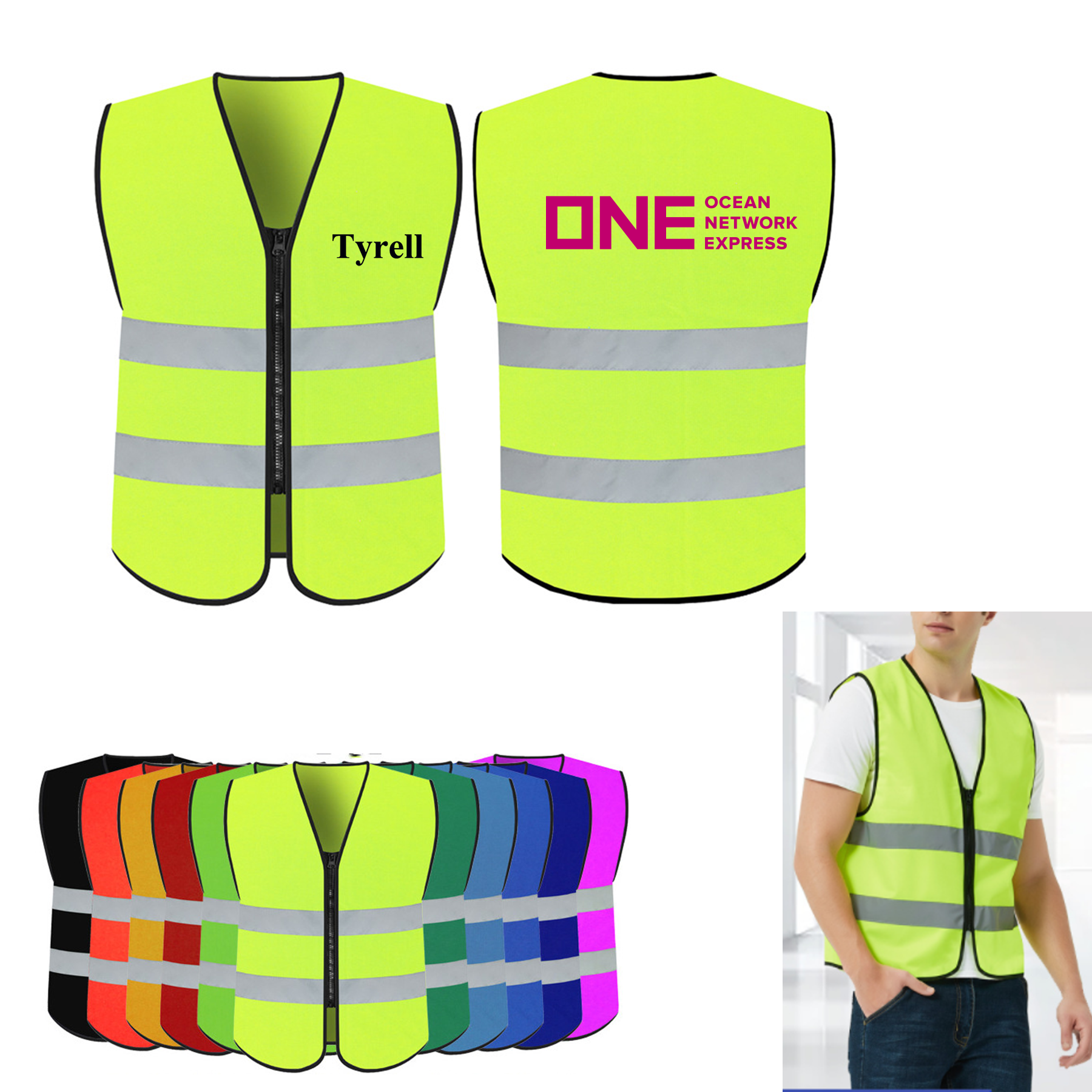 Adult Reflective Safety vest 3
