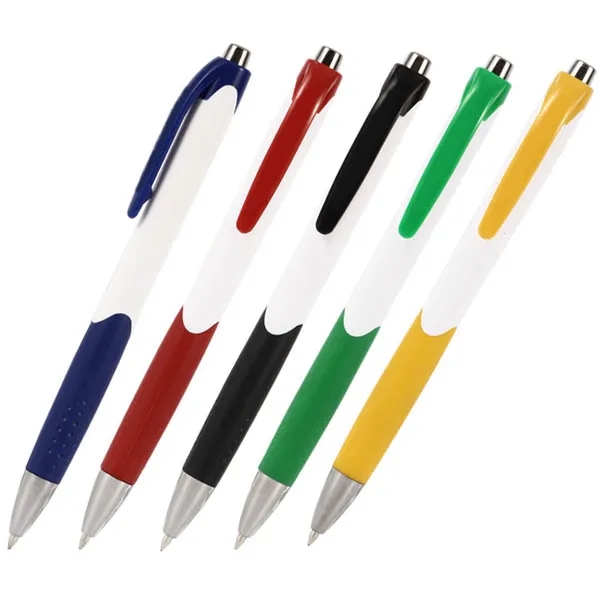Custom Plastic Caribe Non-Slip Ball Pen 6
