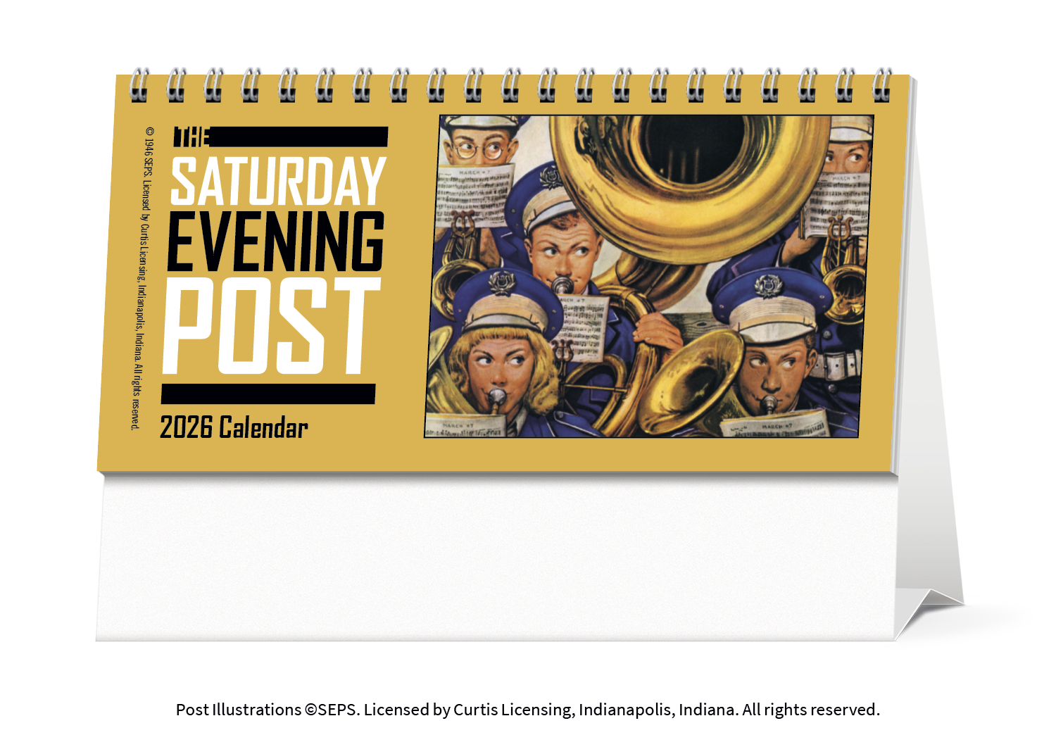 Triumph® Calendars The Saturday Evening Post Desk Calendar 26