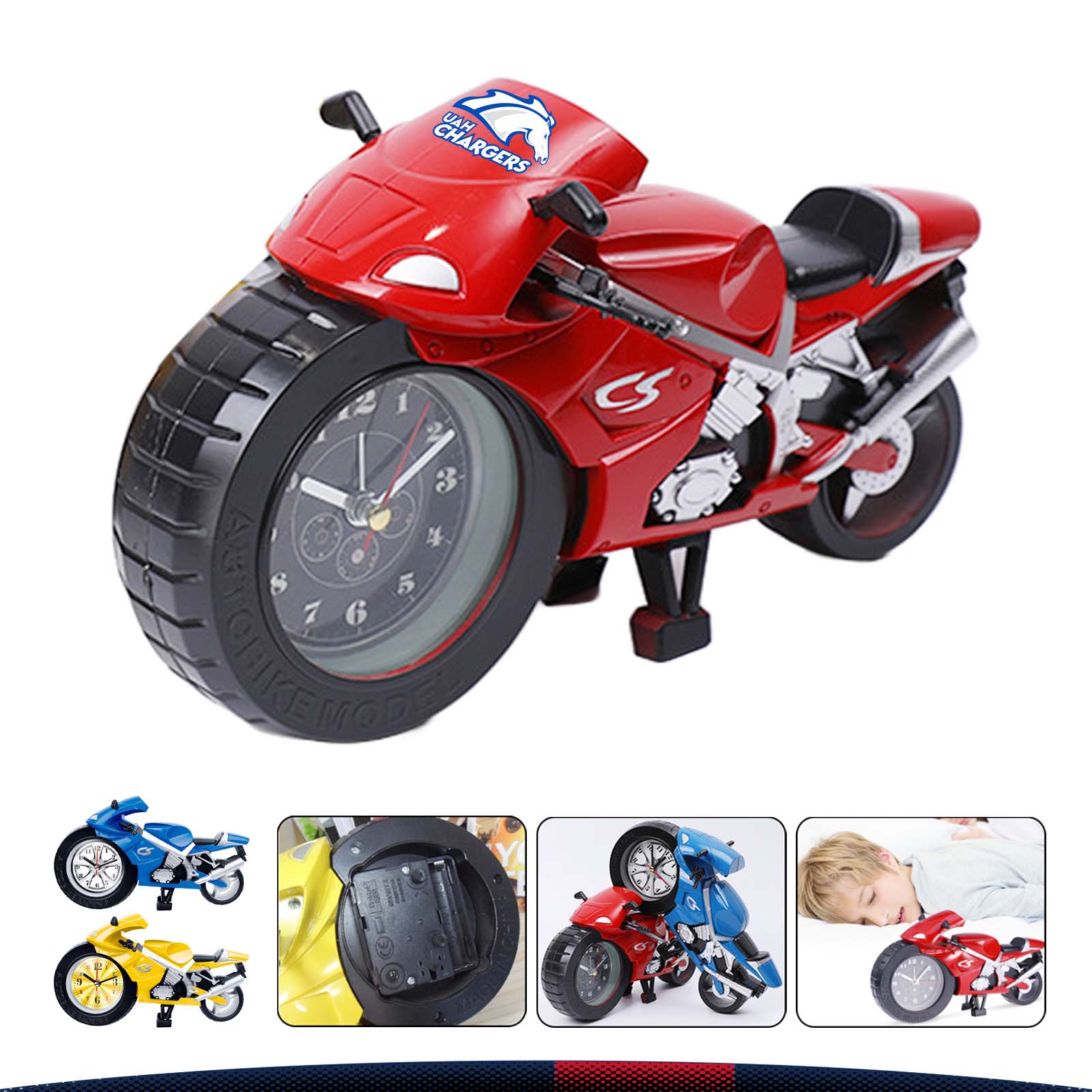Motorcycle Alarm Clock 3